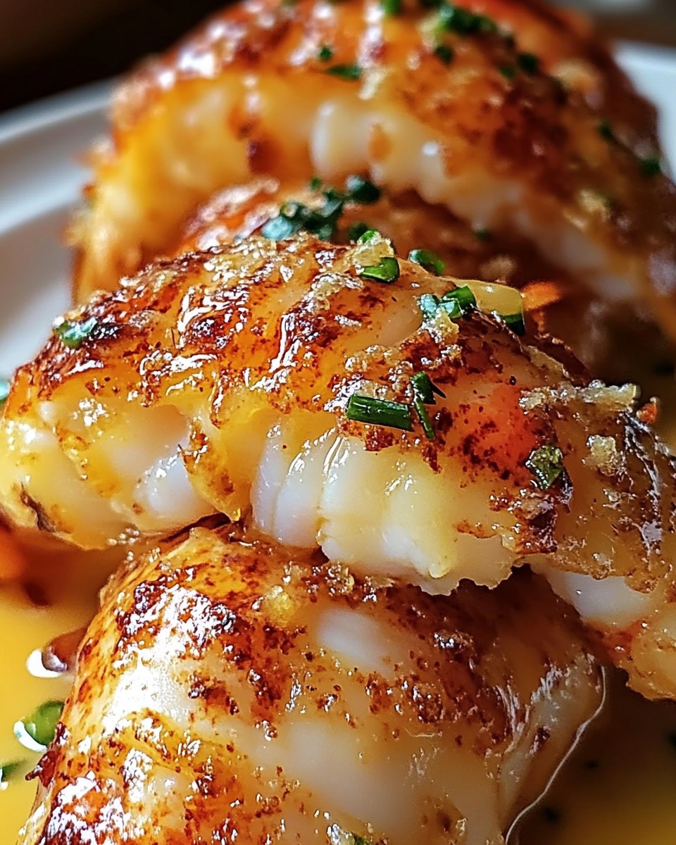 Buttery Garlic Lobster Tails Delight